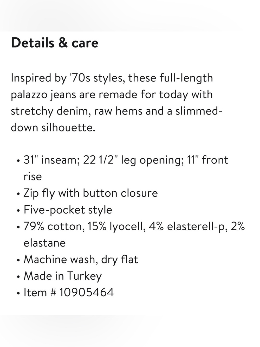 Frame Denim Faded Blue Wide-Leg Palazzo Jeans - Picture 4 of 7